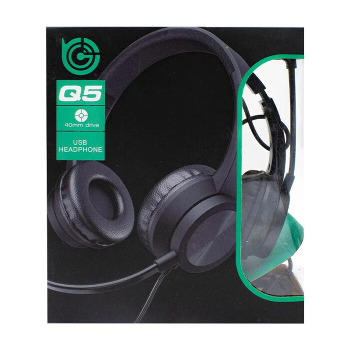 Q5 USB Wired Headphone With Microphone - Image 6