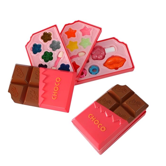 Exquisite Girls Pretend Play Chocolate Cosmetic Makeup Set - Image 2