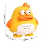 Cute Duck Cartoon Shape Interactive Money-Saving Piggy Bank For Kids - Image 4