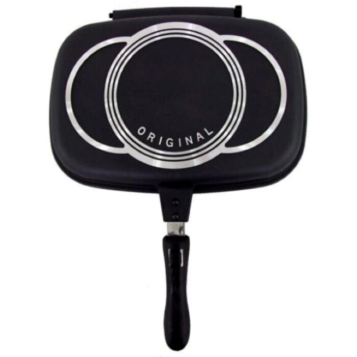Premium Original Casting 36cm Aluminium Non-Stick Double Grill Pan - Image 2