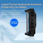 MEMO DL05 Instant Heat Dissipation Phone Cooling Radiator Fan With Temperature Display - Image 10