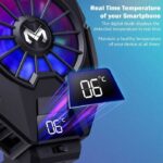 MEMO DL05 Instant Heat Dissipation Phone Cooling Radiator Fan With Temperature Display - Image 5