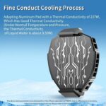 MEMO DL05 Instant Heat Dissipation Phone Cooling Radiator Fan With Temperature Display - Image 7