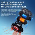 MEMO DL05 Instant Heat Dissipation Phone Cooling Radiator Fan With Temperature Display - Image 8