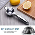 Hand-Operated Single Press Stainless Steel Lemon Squeezer - Image 11
