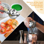 Hand-Operated Single Press Stainless Steel Lemon Squeezer - Image 2