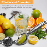 Hand-Operated Single Press Stainless Steel Lemon Squeezer - Image 4