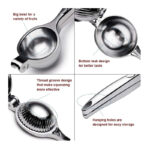 Hand-Operated Single Press Stainless Steel Lemon Squeezer - Image 10