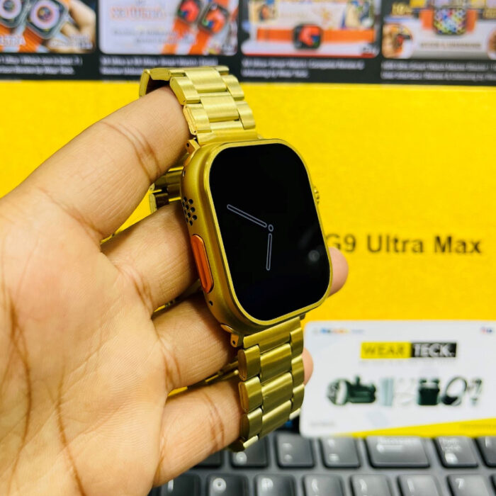 Haino Teko G9 Ultra Max 1.92 Inches Display Golden Edition Smart Watch - Image 11