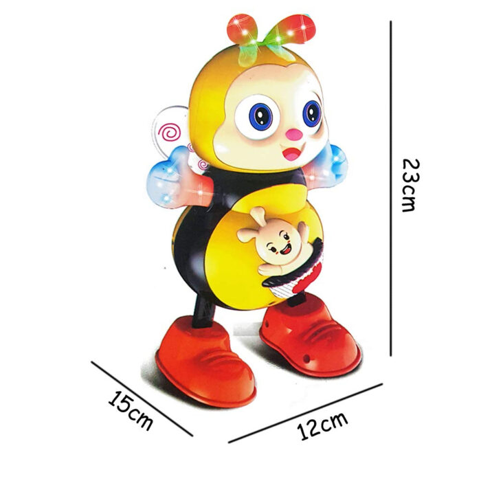 Swing and Sing Bee Toy with LED Lights A Fun and Educational Toy for Toddlers - Image 2