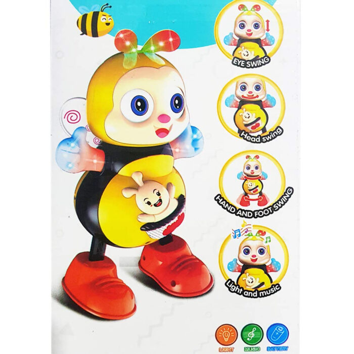 Swing and Sing Bee Toy with LED Lights A Fun and Educational Toy for Toddlers - Image 6