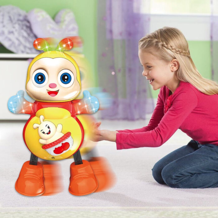 Swing and Sing Bee Toy with LED Lights A Fun and Educational Toy for Toddlers - Image 3