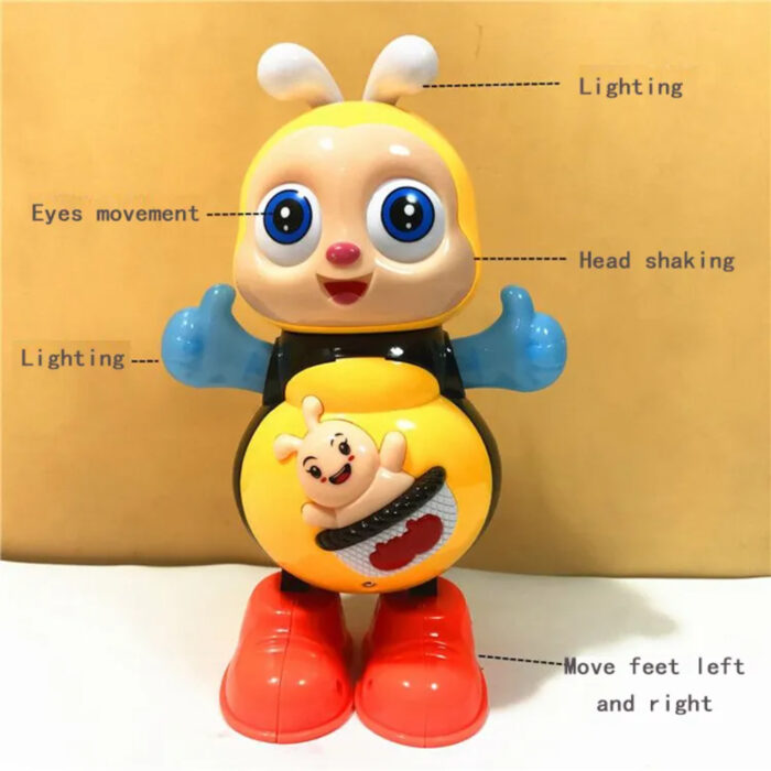Swing and Sing Bee Toy with LED Lights A Fun and Educational Toy for Toddlers - Image 8