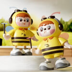 Cute Musical Educational Dancing Bee Toy For Kids With Music And Light Effects - Image 2
