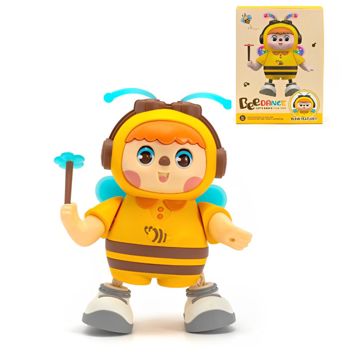 Cute Musical Educational Dancing Bee Toy For Kids With Music And Light Effects - Image 6