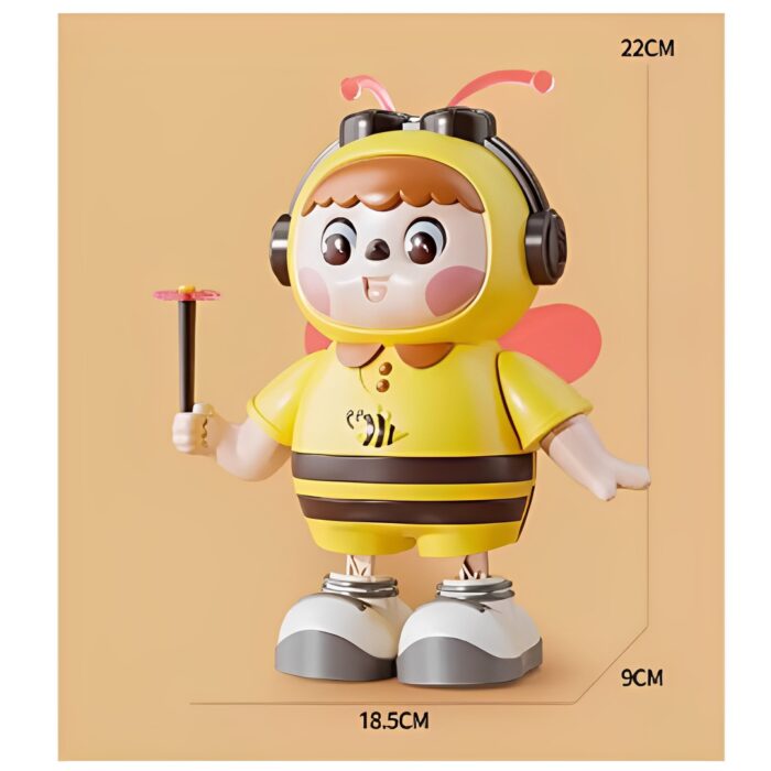 Cute Musical Educational Dancing Bee Toy For Kids With Music And Light Effects - Image 4