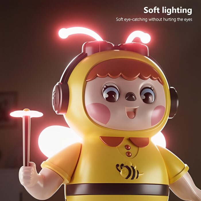 Cute Musical Educational Dancing Bee Toy For Kids With Music And Light Effects - Image 1