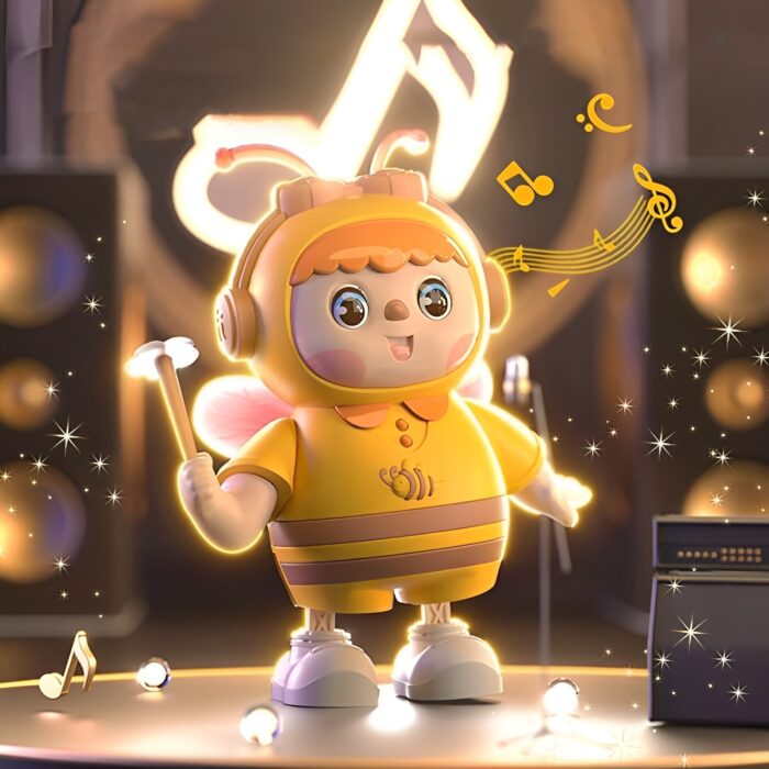 Cute Musical Educational Dancing Bee Toy For Kids With Music And Light Effects - Image 7