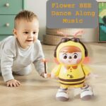 Cute Musical Educational Dancing Bee Toy For Kids With Music And Light Effects - Image 8