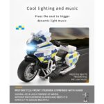 1:14 Friction Powered Alloy Die-Cast Motorbike With Cool Lights Effects And Music - Image 5