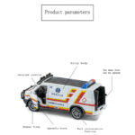 1:32 Mini Miniature Colorful Die-Cast Model Simulation Pull Back Alloy Van - Image 8
