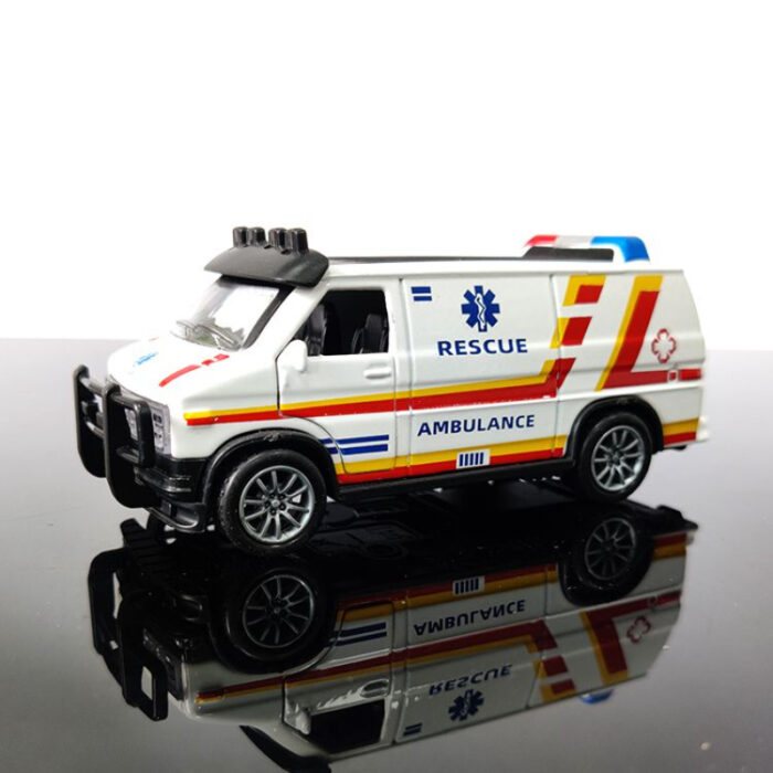 1:32 Mini Miniature Colorful Die-Cast Model Simulation Pull Back Alloy Van - Image 3