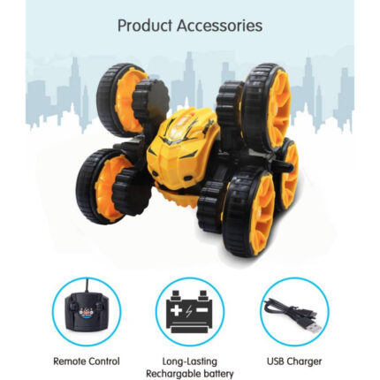 RC Stylish High Speed 360 Degree Rotatable Off-Road Stunt Flex Car