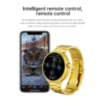 M9 Ultra Max Gold Edition Luxury Stainless Steel Sports Heart Rate Health Monitoring Watch Smart Watch - Image 4