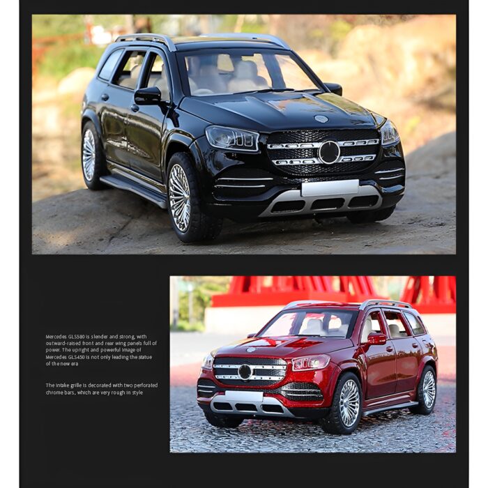 Mercedes-Benz GLS 580 SUV 1/24 Alloy Model Die-Cast Car Toy - Image 6