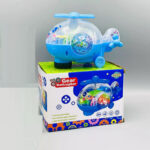 Transparent Gear Helicopter 360 Degree Revolve Action, Flashing Lights With Music Toy For Kids - Image 5
