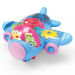 Adventure Wings Friction-Powered Gear-Lit Airplane Toy With Transparent Body And Flashing Lights - Image 6