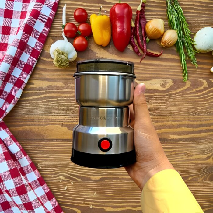 AL-661 Compact Multifunctional 400W Stainless Steel Grinder with 4 Blades for Versatile Use - Image 4