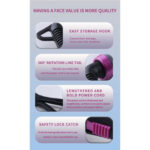 Kemei KM-2052 Professional Hair Straightener – Sleek Design with Ceramic Coated Plates - Image 8