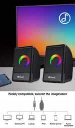 Kisonli L-8080 Cool Music Box Electronic Gadget Portable Usb Speakers - Image 3