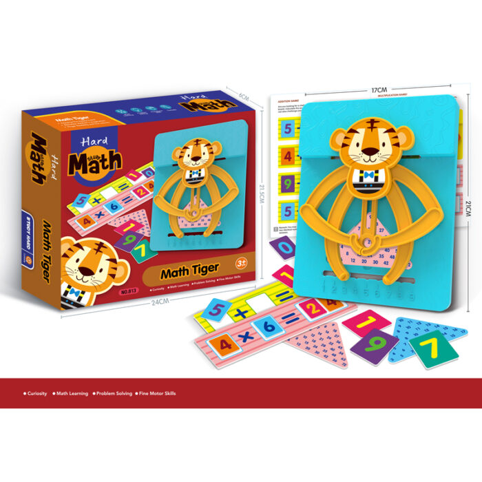 Montessori Memory Training Game Arithmetic Board For Counting And Matching STEM Toy For Kids - Image 3