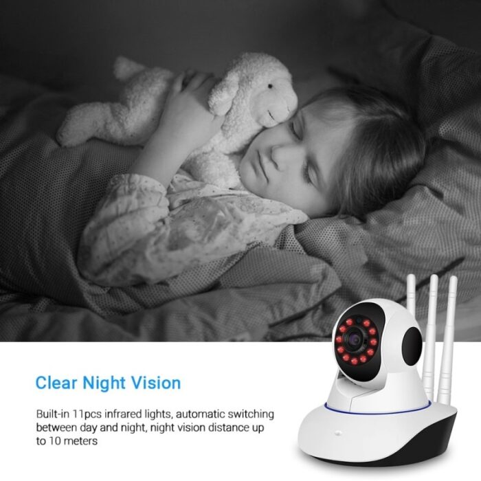HD 1080P WiFi IP Camera Night Vision Smart Auto Tracking Remote Access Baby Monitor - Image 5