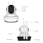 HD 1080P WiFi IP Camera Night Vision Smart Auto Tracking Remote Access Baby Monitor - Image 8