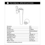 Space X4 Wireless Bluetooth Headset – High Definition Audio, Multipoint Technology, Noise Reduction - Image 9