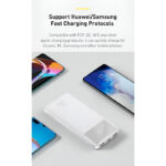 Baseus Bipow 30000mAh PD 20W Super Fast Charging Power Bank with Digital Display - Image 11