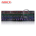 MK-X80 Wired Mechanical Gaming Keyboard With RGB Backlight Effects And Multimedia Function Keys - Image 4