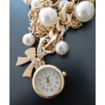 Stylish Luxury Pearls Bracelet Women’s Wrist Watch - Image 8
