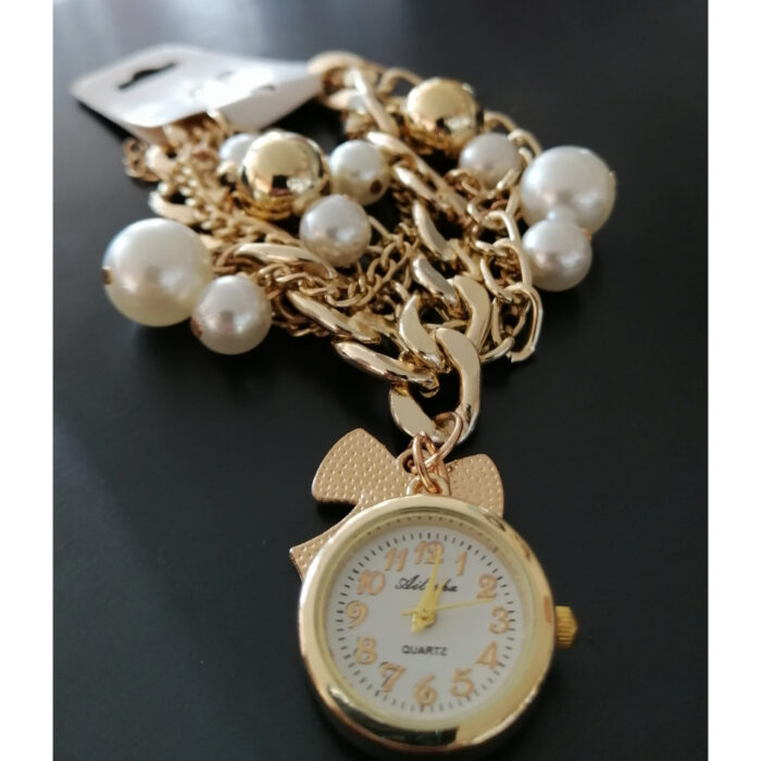 Stylish Luxury Pearls Bracelet Women’s Wrist Watch - Image 7