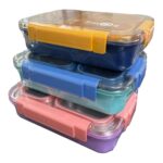 Three Section Smile Lunch Box Ultimate Leak-Proof, Eco-Friendly, and Insulated Solution for Kids and Adults - Image 3
