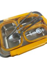 Three Section Smile Lunch Box Ultimate Leak-Proof, Eco-Friendly, and Insulated Solution for Kids and Adults - Image 4