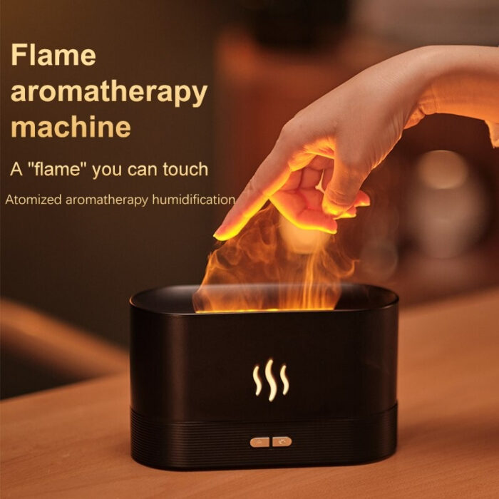 3D LED Simulation Night Light Ultra Silent Air Humidifier With Auto Shutoff Function - Image 6