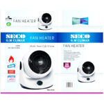 SECO SG.016 Mini Compact Fan Heater: 1200W Power with Adjustable Thermostat - Image 2