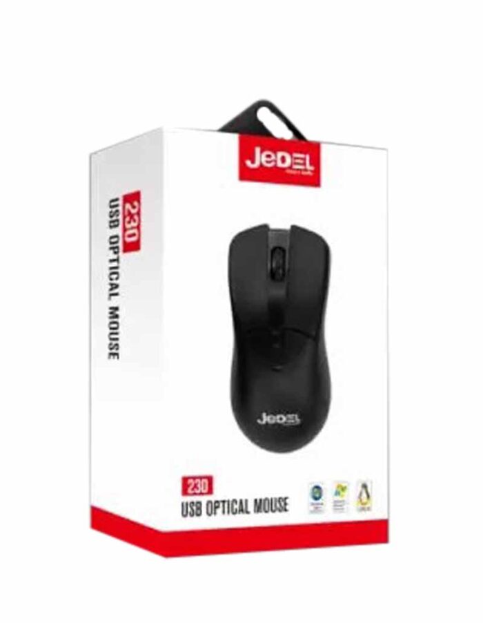 Jedel 230 USB Wired 3D Optical Mouse - Image 1