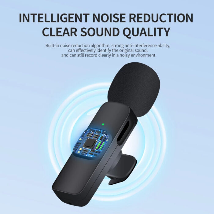K9 Wireless 2 in 1 Dual Plug And Play Type-C/Lightning Microphone - Image 7