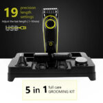 Kemei KM-696 5 in 1 Professional Electric Hair Trimmer Rechargeable Hair Clipper Grooming Kit - Image 5