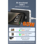 LDNIO PQ27 20,000mAh 65W High-Capacity Power Bank with Fast Charging Technology - Image 2